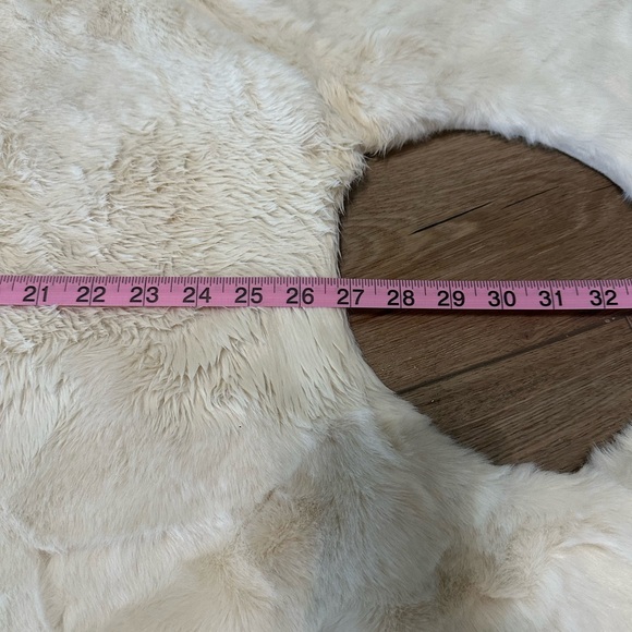 Falda de árbol de navidad de 60” color blancanieves - Picture 3 of 8